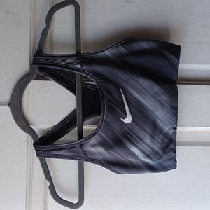 NIKE Athletic Top Black and Gray size small